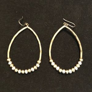 Lucky Brand Beaded Hoop